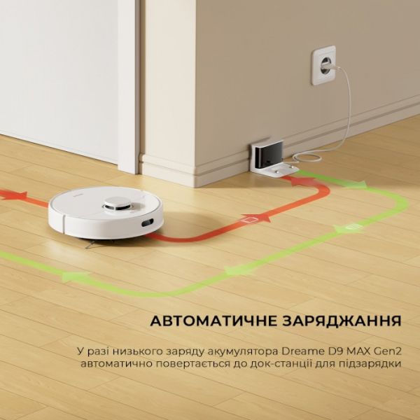 Робот-пилосос Dreame D9 Max White Gen 2 (RLD34GA-Wh)