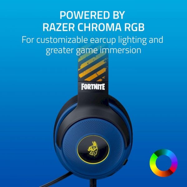 Комп'ютерна гарнітура Razer Kraken V3 X Fortnite Edition (RZ04-03750500-R3M1)