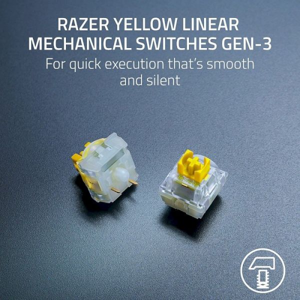 Клавіатура Razer BlackWidow V4 X Yellow Switch FORTNITE (RZ03-04703600-R3M1)