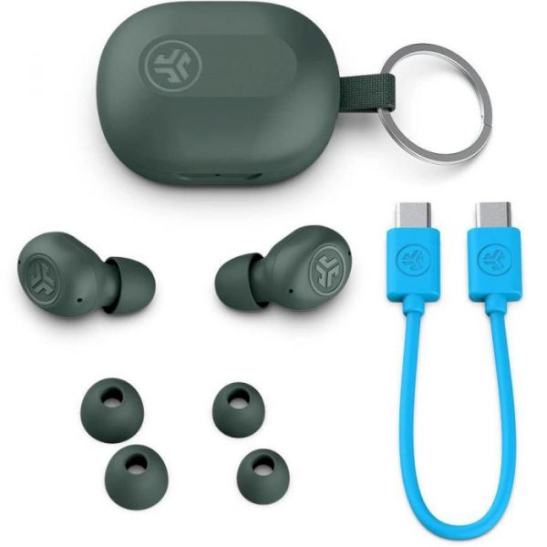 Навушники JLAB JBuds Mini Sage Gray (IEUEBJBMINIRSGE124)