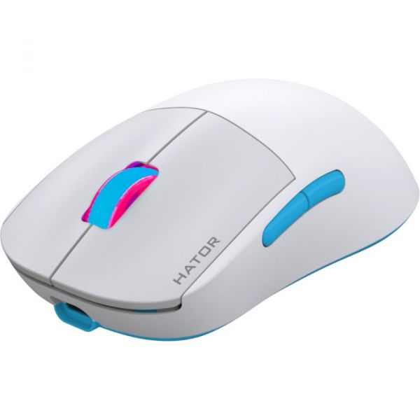 Миша Hator Quasar 2 PRO Wireless White/Cyan (HTM561WC)