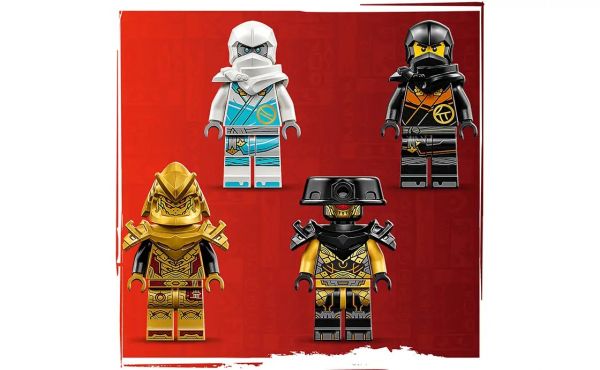 Блоковий конструктор LEGO Ninjago Суперсила дракона Зейна/ Автомобіль для перегонів (71791)