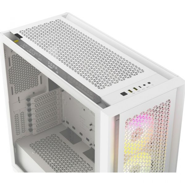 Корпус Corsair iCUE 5000D RGB AirFlow Tempered Glass White (CC-9011243-WW)