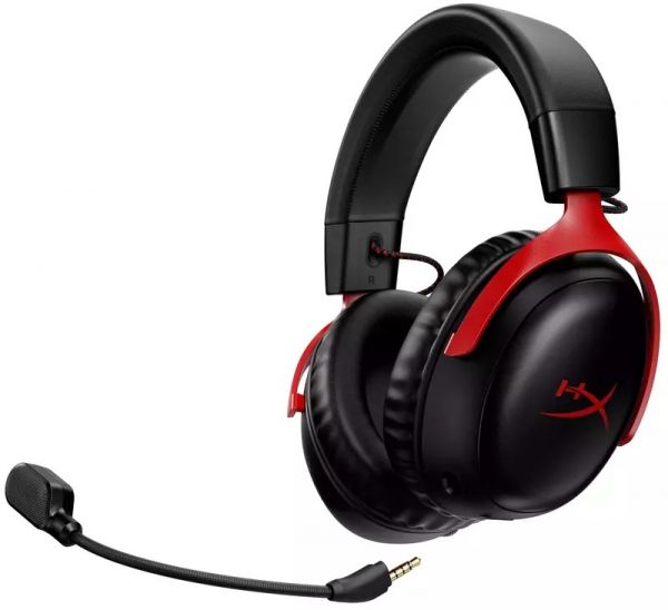 Комп'ютерна гарнітура HyperX Cloud III Wireless Black/Red (77Z46AA)