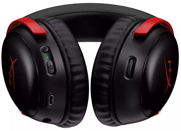 Комп'ютерна гарнітура HyperX Cloud III Wireless Black/Red (77Z46AA)