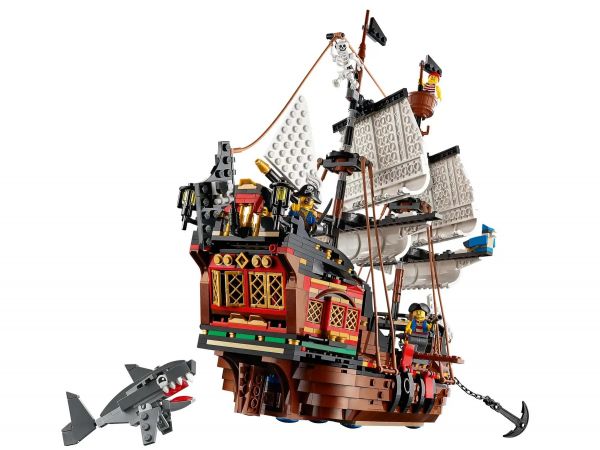 Блоковий конструктор LEGO Creator Піратський корабель, 1262 деталі  (31109)