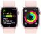 Apple Watch Series 9 GPS 41mm Pink Aluminum Case w. Light Pink S. Loop (MR953)