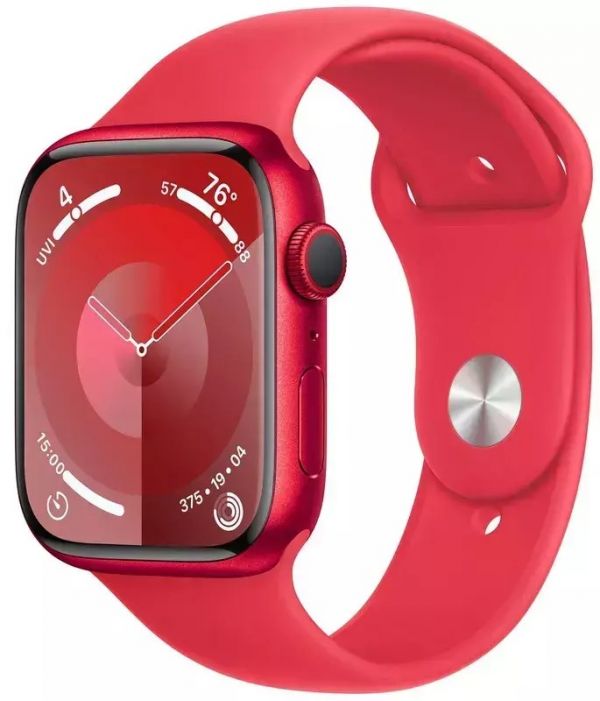 Apple Watch Series 9 GPS 41mm PRODUCT RED Alu. Case w. PRODUCT RED S. Band - M/L (MRXH3)