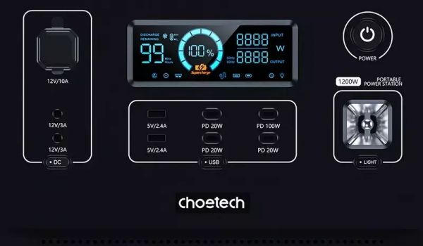 Зарядная станция Choetech Portable Power Station 1200W (BS005)