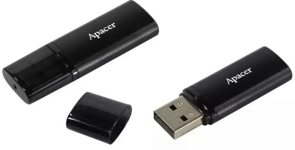 USB флеш накопичувач Apacer 32 GB AH25B USB 3.1 Black (AP32GAH25BB-1)