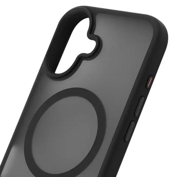 Чохол WAVE Matte Insane Case with Magnetic Ring iPhone 16 (black)