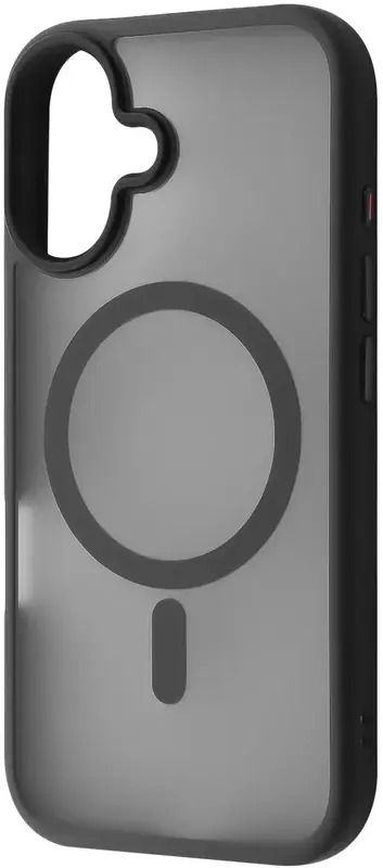 Чохол WAVE Matte Insane Case with Magnetic Ring iPhone 16 (black)