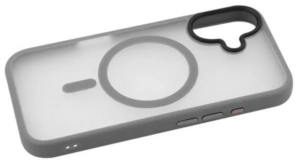 Чохол WAVE Matte Insane Case with Magnetic Ring iPhone 16 (gray)