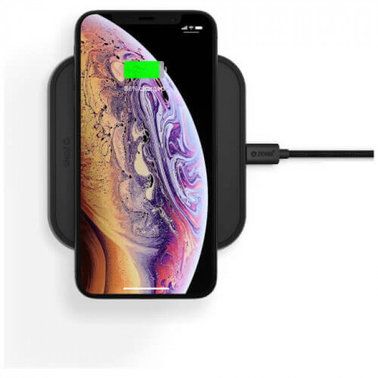 Zens Single Aluminium Wireless Charger Black with 18W USB-C PD Wall Charger (ZESC14B/00)