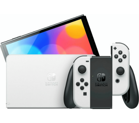 Игровая приставка  Nintendo Switch Oled with White Joy-Con