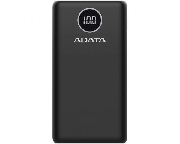 Зовнішній акумулятор (Power Bank) ADATA P20000QCD 20000mAh Black