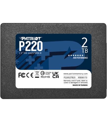 SSD накопитель PATRIOT P220 2 TB (P220S2TB25)