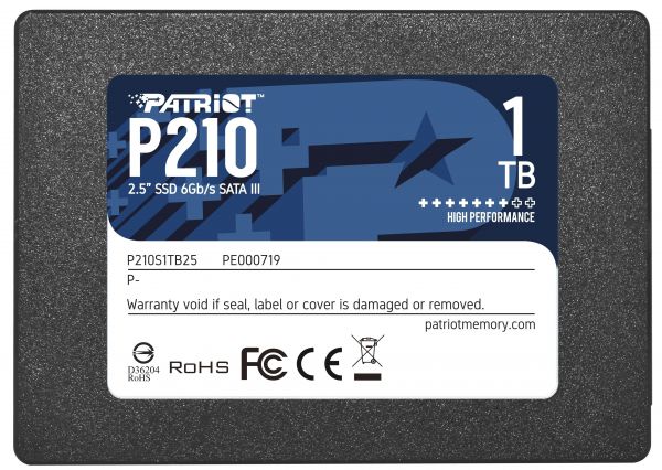 SSD накопитель PATRIOT P210 1 TB (P210S1TB25)