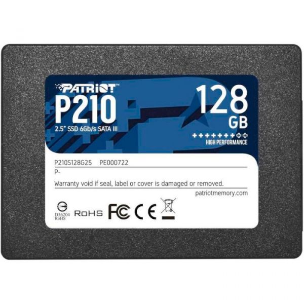 SSD накопичувач PATRIOT P210 128 GB (P210S128G25)