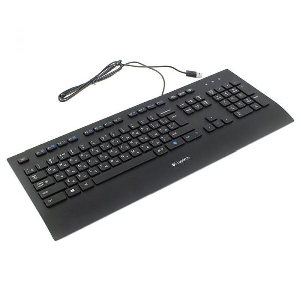 Клавіатура Logitech K280e USB Black UKR (920-005217)