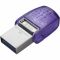 Накопичувач USB 64G Kingston usb3.0+TypeC DTDUO3CG3 microDuo 3C 200MB/s Metal^