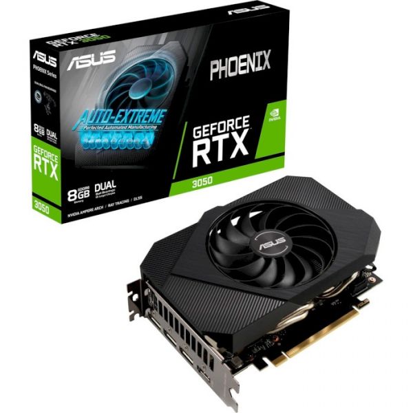 Відеокарта Asus GeForce RTX 3050 8GB GDDR6 Phoenix V2 (PH-RTX3050-8G-V2)