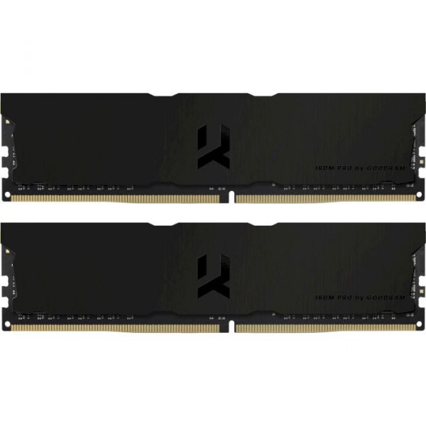 Модуль пам`яті DDR4 2x8GB/3600 Goodram Iridium Pro Deep Black (IRP-K3600D4V64L18S/16GDC)