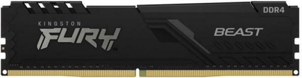 Модуль памяти DDR4 8GB/2666 Kingston Fury Beast Black (KF426C16BB/8)