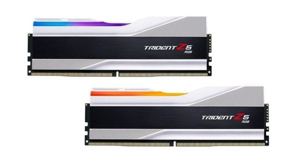 Модуль памяти DDR5 2x16GB/6000 G.Skill Trident Z5 RGB Silver (F5-6000J4040F16GX2-TZ5RS)