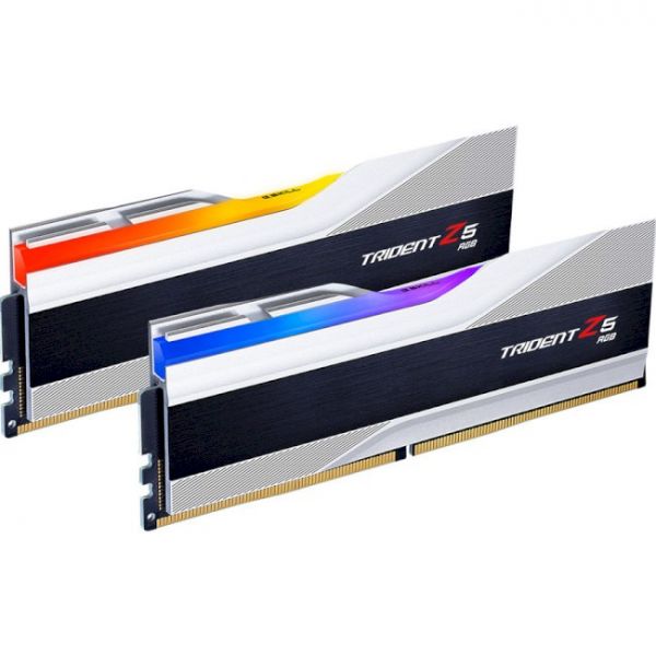 Модуль памяти DDR5 2x16GB/6000 G.Skill Trident Z5 RGB Silver (F5-6000J3636F16GX2-TZ5RS)