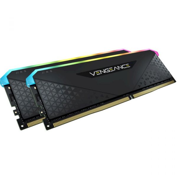 Модуль памяти DDR4 2x16GB/3200 Corsair Vengeance RGB RS Black (CMG32GX4M2E3200C16)