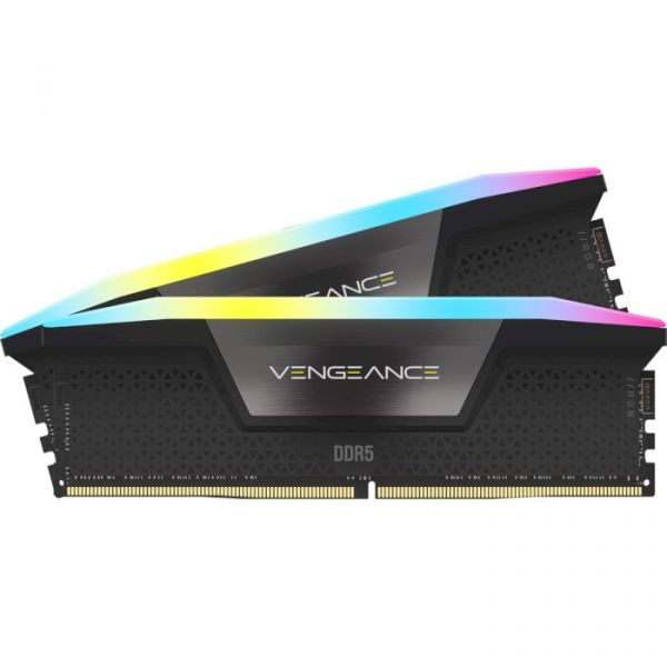 Модуль пам`ятi DDR5 2x16GB/6000 Corsair Vengeance RGB Black (CMH32GX5M2D6000C36)