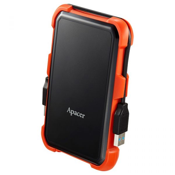 Зовнішній жорсткий диск 2.5" USB 2.0TB Apacer AC630 Black/Orange (AP2TBAC630T-1)