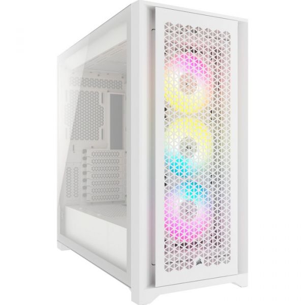 Корпус Corsair iCUE 5000D RGB AirFlow Tempered Glass White (CC-9011243-WW)