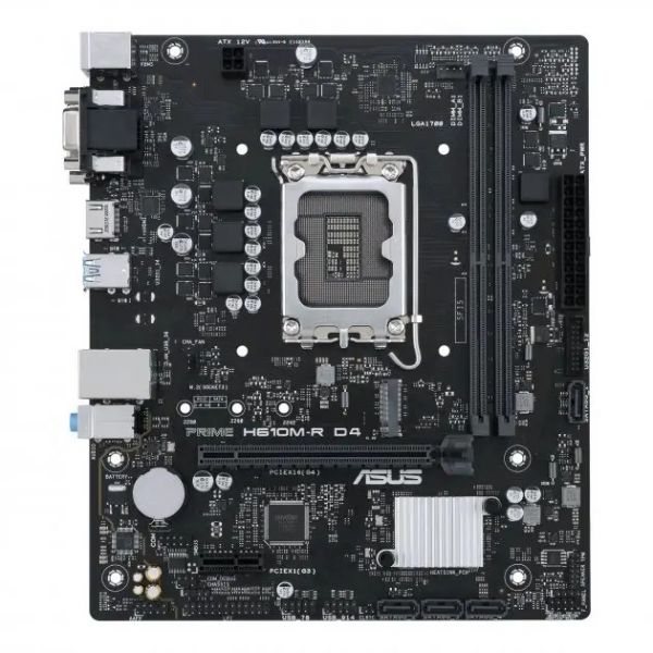 Материнська плата Asus Prime H610M-R D4-SI