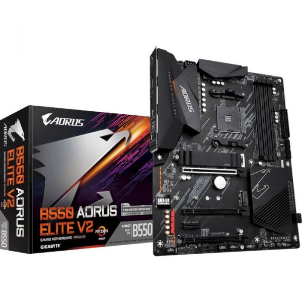 Материнська плата Gigabyte B550 Aorus Elite V2