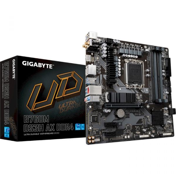 Материнська плата Gigabyte B760M DS3H AX DDR4