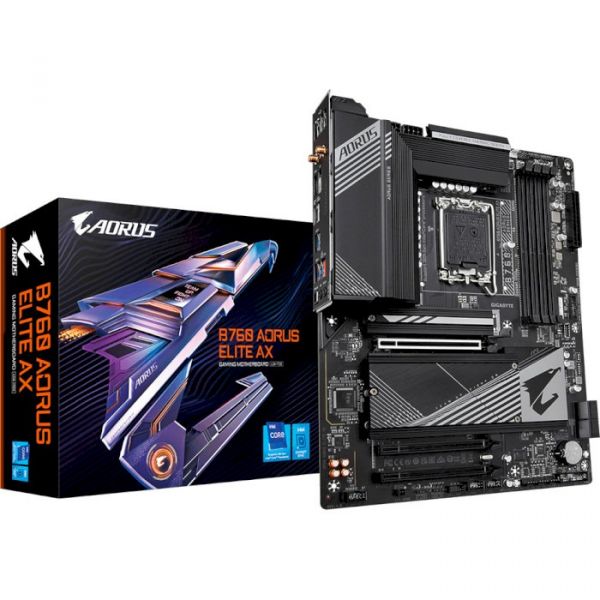 Материнська плата Gigabyte B760 Aorus Elite AX