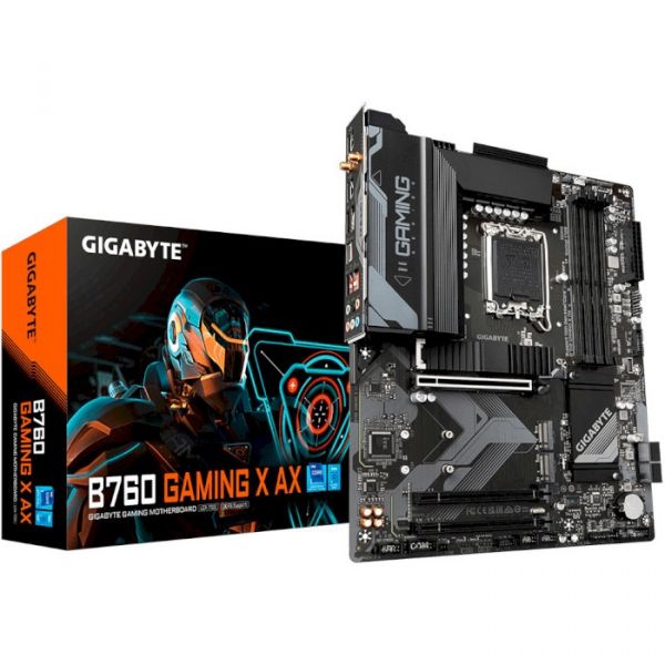 Материнська плата Gigabyte B760 Gaming X AX