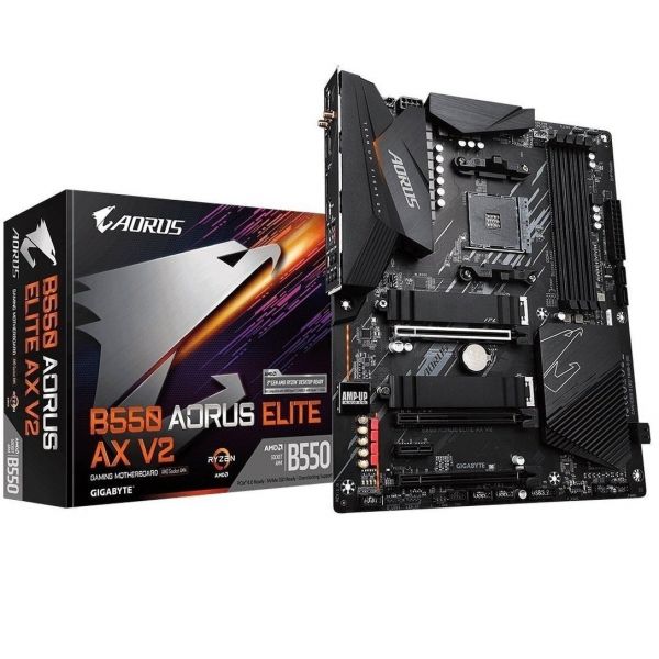 Материнська плата Gigabyte B550 Aorus Elite AX V2