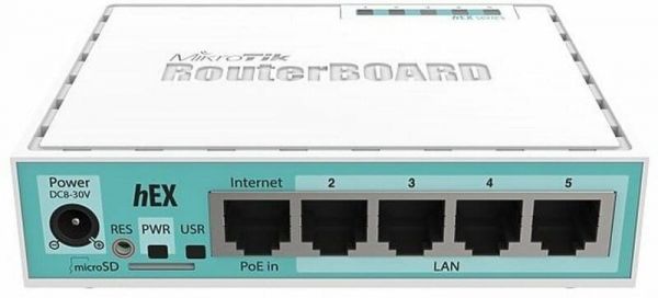 Маршрутизатор Mikrotik RouterBOARD RB750GR3 hEX