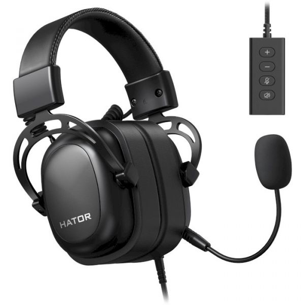 Компьютерная гарнитура Hator Hypergang 2 USB 7.1 Black (HTA-940)