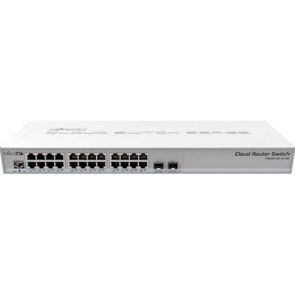 Маршрутизатор MikroTik CRS326-24G-2S+RM (24x1G, 2xSFP+, L3)