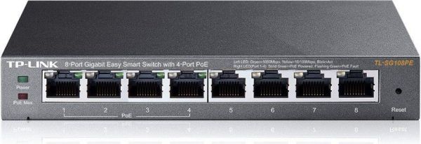 Комутатор TP-Link TL-SG108PE