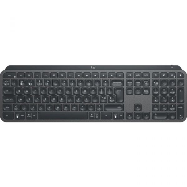 Клавіатура Logitech MX Keys Advanced for Business Wireless Illuminated UA Graphite (920-010251)