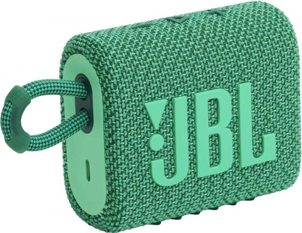 Портативна акустика JBL Go 3 Eco Green (JBLGO3ECOGRN)