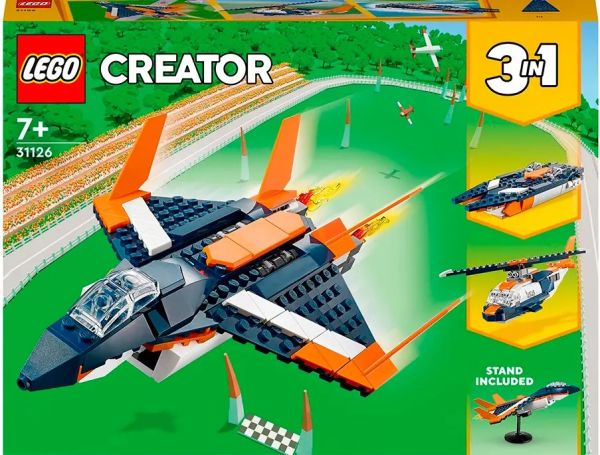 Блоковий конструктор LEGO Creator Надзвуковий літак (31126)