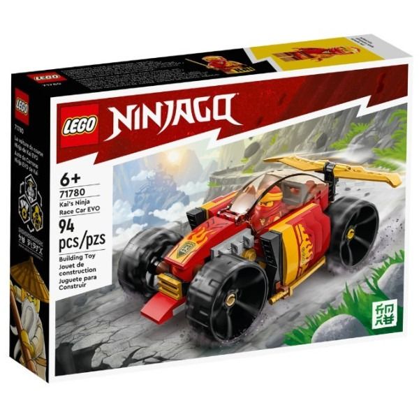 Блоковий конструктор LEGO Ninjago Гоночний автомобіль ніндзя Кая EVO (71780)