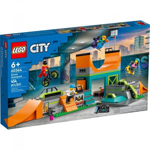 Блоковий конструктор LEGO City Вуличний скейтпарк (60364)