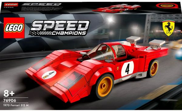 Авто-конструктор LEGO Speed Champions 1970 Ferrari 512 M 291 деталь (76906)